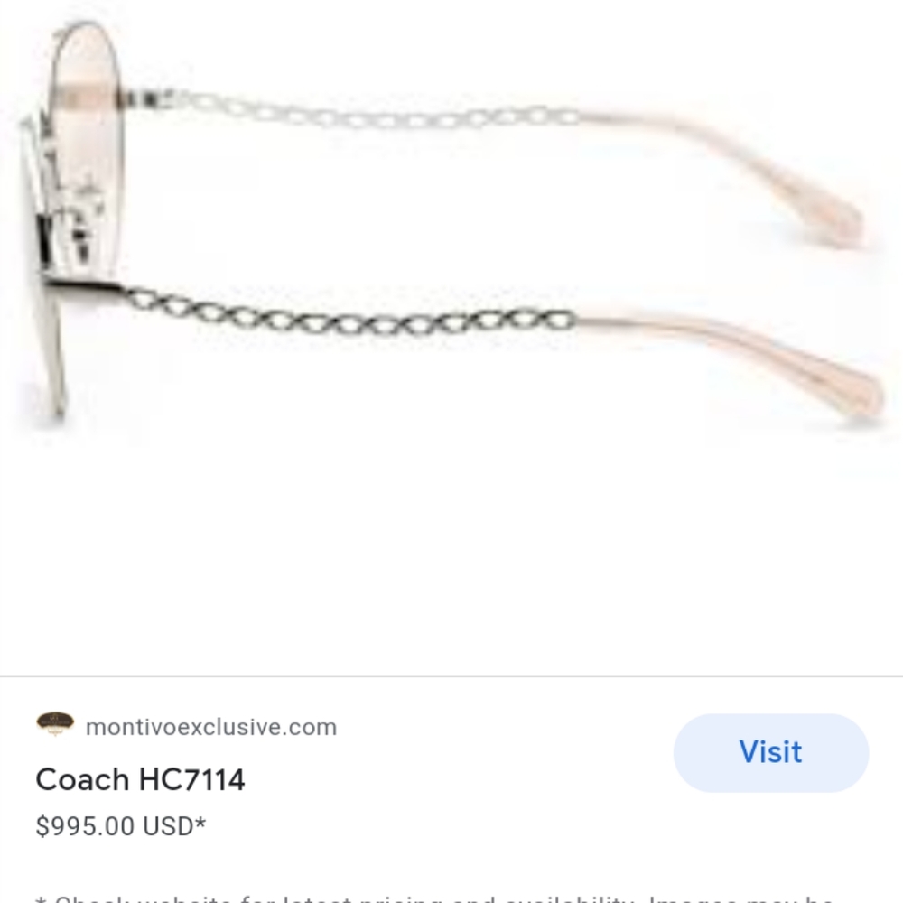 Coach sunglasses - Picture 7 of 7